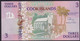 COOK ISLANDS   $3  1992  P-7 NEW UNC FDS - Cook Islands