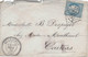 CACHET PERLE Distribution GRADIGNAN 1872 Losange GC 1687 Sur Timbre N°60 25c Ceres - Bolli Manuali