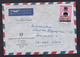 India: Airmail Cover To Switzerland, 1 Stamp, Indipex, Sent By Swiss Embassy, Diplomacy (minor Damage) - Covers & Documents