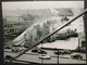 Paquebot " Normandie " Incendie Dans Le Port De New - York - 1942 - Photo Reproduction -  TBE - - Barcos