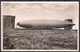 Germany Nazi Hindenburg Zeppelin LZ129 Original Real Photo Postcard Frankfurt A. Main - Aviation