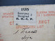 Jugoslawien SHS 1922 Paketkarte / Parcel Card Beograd / Belgrad Mit Freimarken Inschrift Kraljevstvo - Briefe U. Dokumente