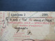 Jugoslawien SHS 1923 Paketkarte / Parcel Card Ljubljana 2 Klebezettel Izvoz Maribor Unn Weiterfranko Fr.2 Ct.50 Nachport - Cartas & Documentos