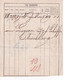 1860 - SUISSE - LETTRE De VOITURE COLIS POSTAL "FRACHTBRIEF" De BASEL => LUZERN - Railway