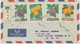 LIBANON 1963 Früchte 5 Pia. U 10 Pia. (je 2x) Sowie 70 Pia., Selt. MiF Nach USA - Líbano