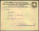 3 Pfg. Privat Drucksachenumschlag Ab NYMPHENBURG - Postal  Stationery