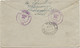 ETATS-UNIS - 4 LETTRES -ANNEE 1946-1949 -  TRS BEAUX AFFRANCHISSEMENTS ET OBLITERATIONS DIVERSES - - Postal History