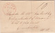 Stampless Cover, Hancock Md (Maryland), Red Circle To Cumberland MD 26 January (1839), 10c Rate - …-1845 Prephilately