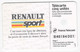 6819 Télécarte  RENAULT SPORT F1 5U  (scans Recto Verso)15 000 Ex 06/94 Promotionnelle Auto  Automobile Carte Téléphone - 5 Unités