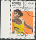 NICARAGUA 1983 Olympische Spiele Los Angeles 1984 Diskuswerfer MISSING COLOUR O - Nicaragua
