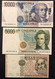 Delcampe - 10 Banconote Da 500 A 100000 Lire 1974-1994 Spl+/fds LOTTO 1665 - Collezioni