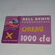 BENIN-(BJ-ORE-REF-0001A)-dark Pink-(23)-(1000fcfa)-(0101-313-572-3126)-used Card+1card Prepiad Free - Bénin