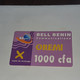 BENIN-(BJ-ORE-REF-0001B)-dark Pink-(26)-(1000fcfa)-(0104-381-897-0602)-used Card+1card Prepiad Free - Bénin