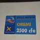 BENIN-(BJ-ORE-REF-0002a/1)-oremi Blue-(28)-(2500fcfa)-(0202-256-082-5767)-used Card+1card Prepiad Free - Bénin