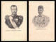 RUSSIA - Emperor Nicholas II And Empress Alexandra Feodorovna - Set Of 2 Postcards With Glitters  - Publ. Unknwon - Russie