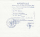 FISCAUX PAYS BAS/ MONACO 1991 SERIE UNIFIEE N°89 1 F BLEU APOSTILLE DES PAYS BAS - Fiscale Zegels