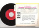 Vinyle 45T EP 4 Titres Germaine Montero Chante Bruant Pochette Pub Byrrh Trianon 4526 Avec Languette - Comiques, Cabaret