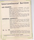 Delcampe - TRES BEAU DOCUMENT TIMETABLE AND FARES  APRIL TO  OCTOBER BELGIAN AIR LINES REF 70462 - 1900 – 1949