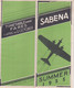 Delcampe - TRES BEAU DOCUMENT TIMETABLE AND FARES  APRIL TO  OCTOBER BELGIAN AIR LINES REF 70462 - 1900 – 1949