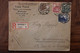 1931 Wiesbaden La Courneuve France Deutsches Reich Allemagne Cover Germany Einschreiben Nothilfe - Cartas & Documentos