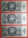 Lot 3 Banknotes Hungary 10 Pengo 1936 (3) - Hongarije