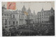 (RECTO / VERSO) MONTE CARLO EN 1911 - N° 1135 - HOTEL DE PARIS - TIMBRE ET CACHET DE MONACO - CASSURE ANGLE HT A G.  CPA - Hotels