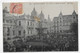 (RECTO / VERSO) MONTE CARLO EN 1911 - N° 1135 - HOTEL DE PARIS - TIMBRE ET CACHET DE MONACO - CASSURE ANGLE HT A G.  CPA - Hoteles