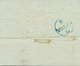 PORTUGAL "LISBOA" Blauer Ovalstpl. U. Taxe "20" A. Kab.-Ortsbrief, 1841 - ...-1853 Prephilately