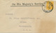 NEW ZEALAND 1922 King George V 2 D "OFFICIAL" VF OHMS-cover "KAIKOHE / N.Z" USA - Service