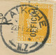 NEW ZEALAND 1922 King George V 2 D "OFFICIAL" VF OHMS-cover "KAIKOHE / N.Z" USA - Officials