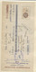 FISCAUX DE MONACO EFFET DE COMMERCE N°2  10C BRUN Percé En ZIG ZAG 1923 - Fiscaux