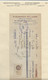 FISCAUX DE MONACO EFFET DE COMMERCE N°1 5 C BRUN Percé En ZIG ZAG 1932 - Revenue