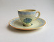 Vintage ROYAL VENTON WARE Hand Painted Blue Coffee Cup And Saucer - Ohne Zuordnung