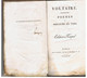 Voltaire Poëmes Et Discours En Vers Edition Fouquet 1821 - 1701-1800