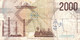 ITALIE 2000 LIRE 1990 - 2000 Liras