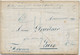 USA UNITED STATES 1839, Trans-Atlantic Cover From ELISABETHTOWN, New Jersey To France Full Contents - …-1845 Prephilately