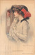 P21-TBB-814 : CARTE ILLUSTREE.  JOLIE JEUNE FEMME AVEC CHAPEAU. CLARENCE F. UNDERWOOD - Underwood, Clarence F.