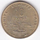 République De Djibouti. 10 Francs 1983 Bronze-aluminium. KM# 23 - Djibouti