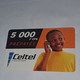 Burkina Faso-(BF-CEL-REF-15)-yong Boy-(31)-(5.000fcfa)-(942-657-596-604)-used Card - Burkina Faso