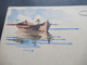 Griechenland Um 1900 Ganzsache Ungebraucht Mit Bild / Handgemalt Kleines Boot Insel Corfou - Enteros Postales
