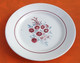 Suite De 6 Assiettes Plates Demi-porcelaine 1900/1905  Badonviller Fenal Décor Francine  Diamètre : 230 Mm - Badonviller (FRA)