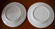 2 Assiettes Porcelaine De Tournai Décor à La Mouche - 24,5 Cm - Bleu Intense - Doornik (BEL)