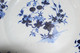 2 Assiettes Porcelaine De Tournai Décor à La Mouche - 24,5 Cm - Bleu Intense - Tournai (BEL)