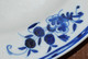 2 Assiettes Porcelaine De Tournai Décor à La Mouche - 24,5 Cm - Bleu Intense - Doornik (BEL)