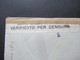 Delcampe - Griechenland 1943 Einschreiben Lamia - Wiesbaden Mit Mehrfachzensur OKW Und Comando Superiore Verificato Per Censura - Covers & Documents