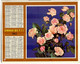 CALENDRIER GF 1963 - Bouquets De Fleurs, Imprimeur Oberthur Rennes (calendrier Double) - Grand Format : 1961-70