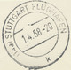 SWEDEN 1958, First Flight With SAS, First Regular Flight "GÖTEBORG - STUTTGART" - Brieven En Documenten