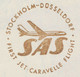 SWEDEN 1959 First Flight SAS First Caravelle Jet Flight "STOCKHOLM - DUSSELDORF" - Brieven En Documenten