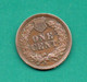UNITED STATES OF AMERICA  1 CENT 1902  (Indian Head) KM-90a - 1859-1909: Indian Head