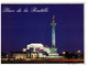 (LL 25) France - Place De La Bastille (la Nuit) - Monuments